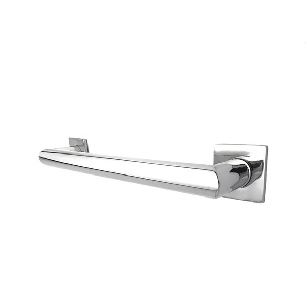Preferred Bath Accessories Blended 18.5" Length, Smooth, Stainless Steel, 16" Grab Bar, Bright Polished 8016-BL-BP